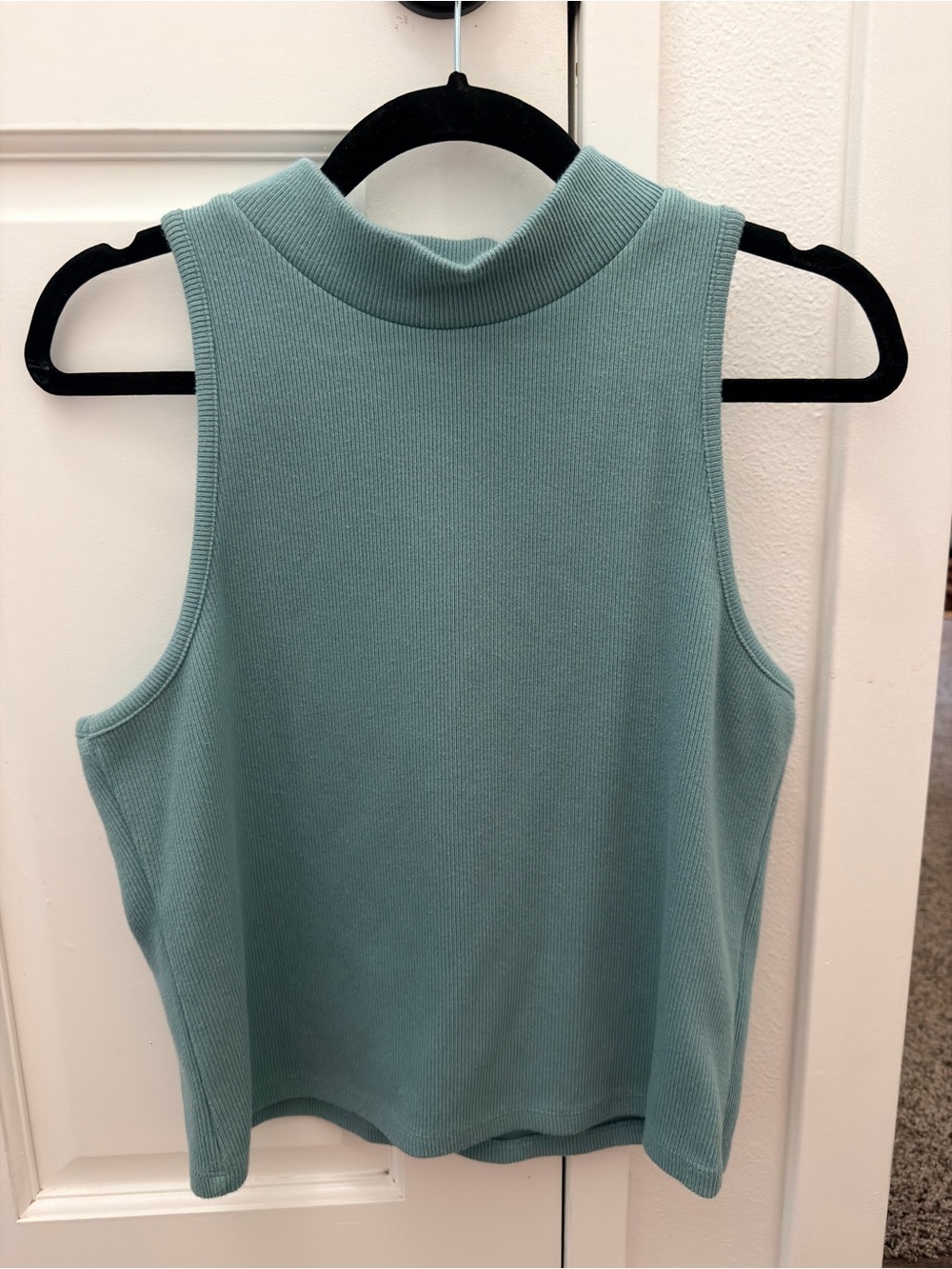 a new day Sleeveless Mock Neck Tank - Seafoam